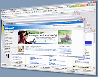 Screenshot Avant browser
